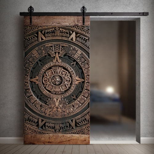 Drzwi przesuwne, loftowe - Kalendarz Majów